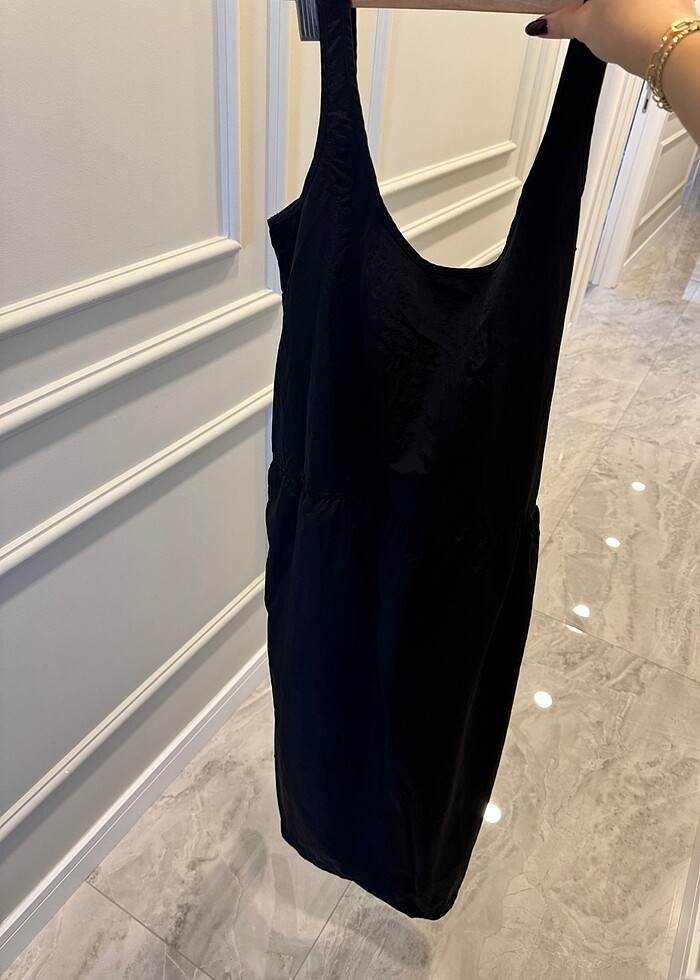 Zara Uzun Siyah Elbise - Görsel 4