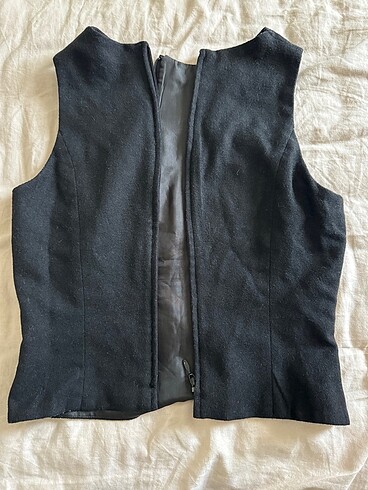 Mango Siyah Kolsuz Bluz - Görsel 4