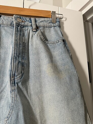 Zara Mavi Kot Etek - Görsel 7
