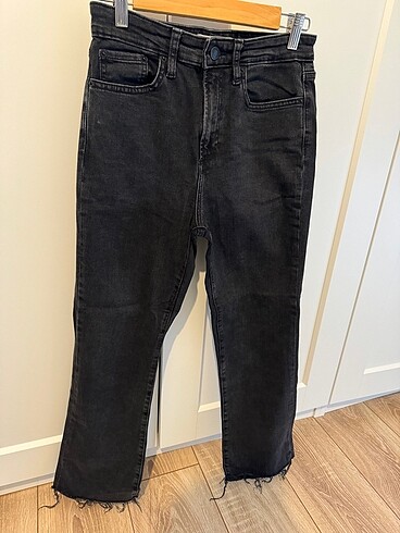Zara Siyah Flare Jeans Kot Pantolon