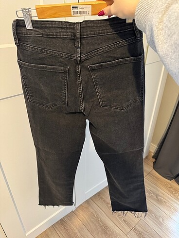 38 Beden siyah Renk Zara Siyah Flare Jeans Kot Pantolon
