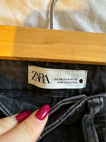 Zara Siyah Flare Jeans Kot Pantolon - Görsel 7