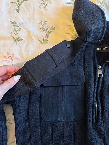 Neil Barrett Lacivert Fermuarli Kazak - Görsel 6