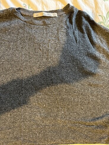 Zara Gri Kazak - Görsel 9