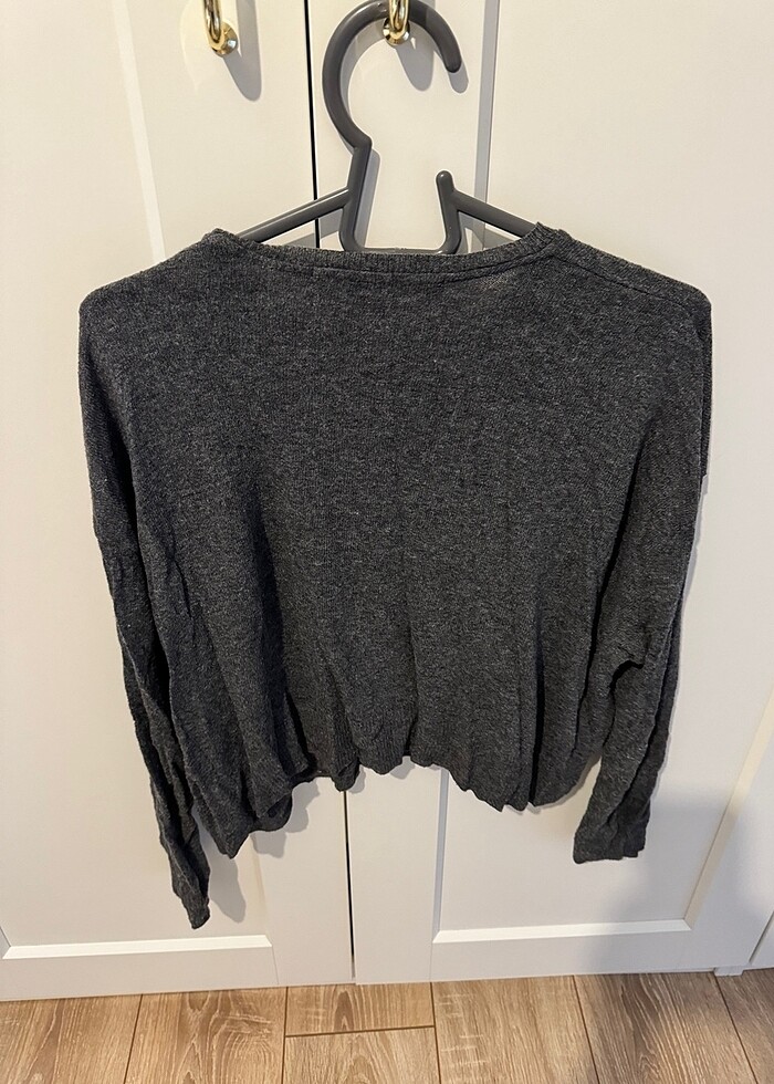 Zara Gri Kazak - Görsel 2