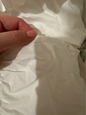 Zara Mezuniyet Beyaz Büzgülü Elbise - Görsel 9