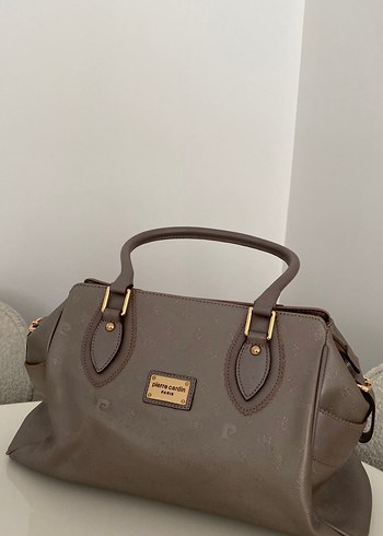 Pierre Cardin Kahverengi Monogramli Sik El Cantasi