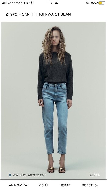 Zara Zara jean pantolon