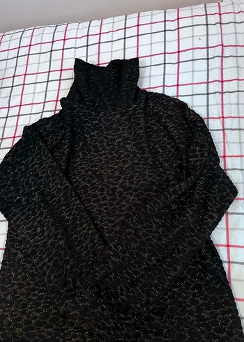 Kadın Gri Boğazlı Örgü Triko - Görsel 2