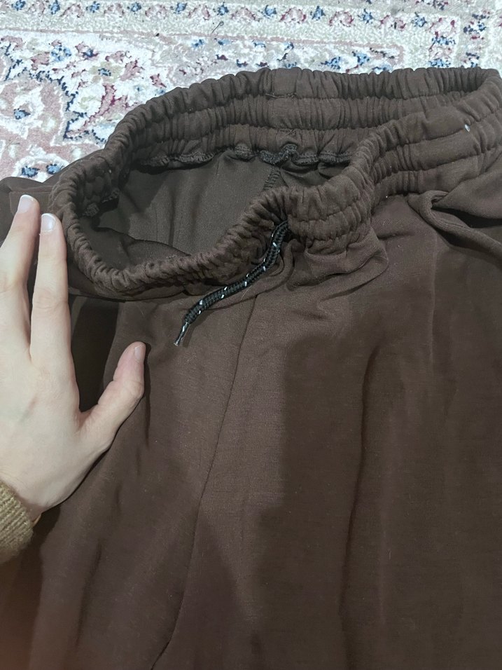 Kadın Kahverengi eşortman altı - Görsel 2