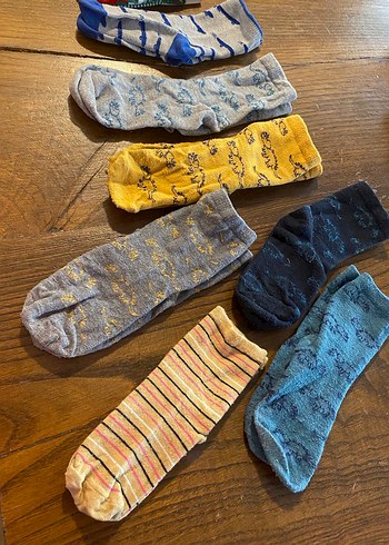 Erkek Çocuk Renkli Desenli Çorap Seti - Görsel 2