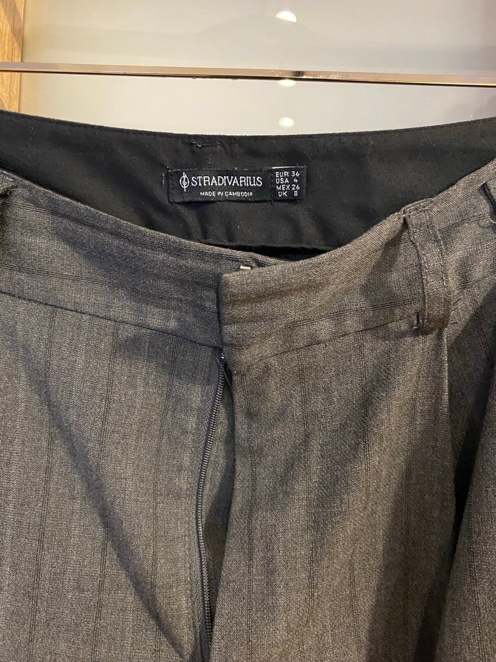 Stradivarius Kumaş Kadın Pantolon - Görsel 4