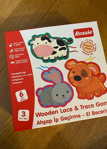 Rossie Ahşap Dantel ve İz Oyunu - El Becerisi - Görsel 2