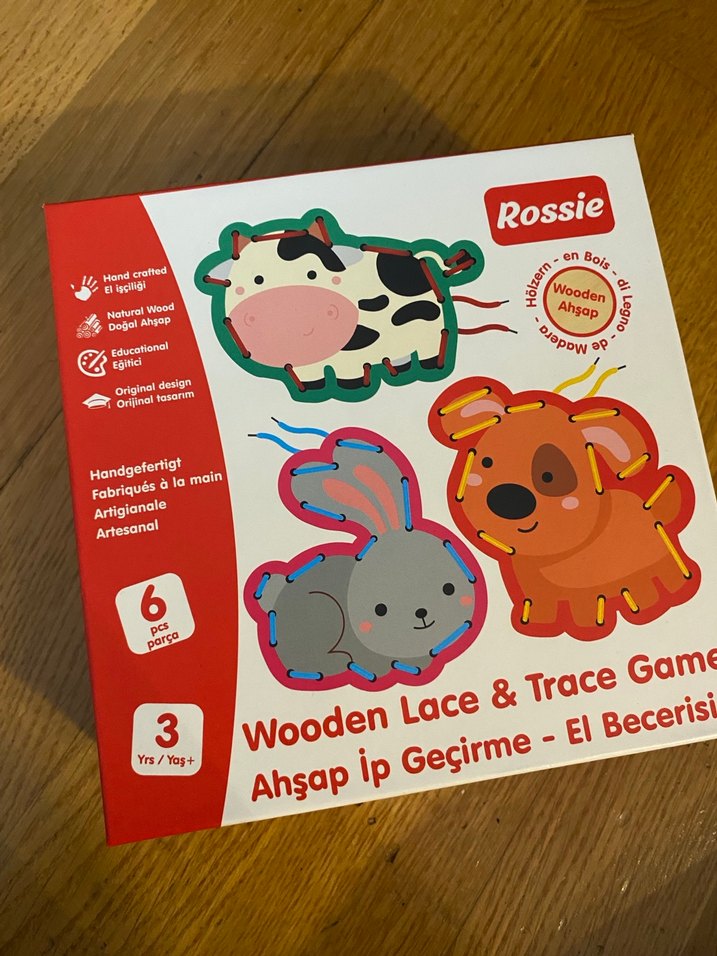 Rossie Ahşap Dantel ve İz Oyunu - El Becerisi - Görsel 2