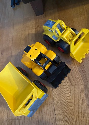 Sarı Renkli Oyuncak İnşaat Araçları Seti - Görsel 2