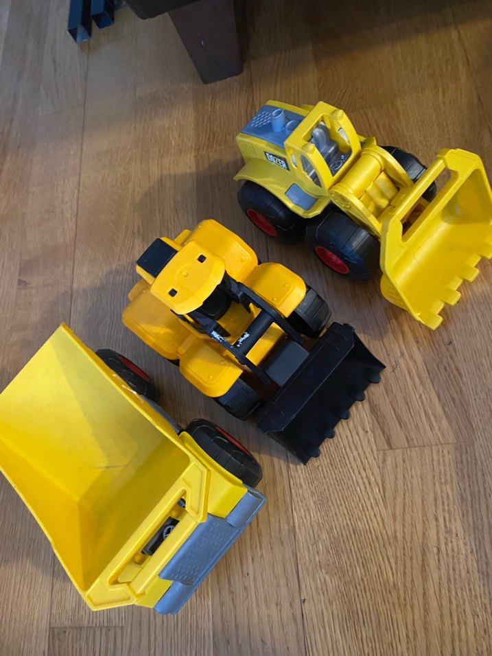 Sarı Renkli Oyuncak İnşaat Araçları Seti - Görsel 2