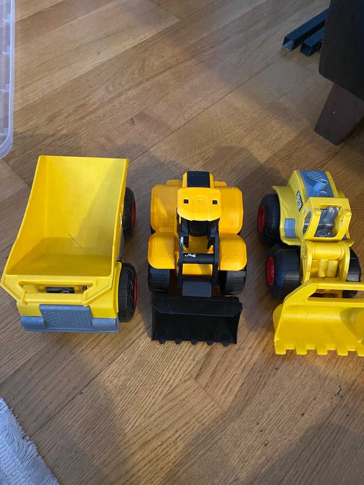 Sarı Renkli Oyuncak İnşaat Araçları Seti - Görsel 3