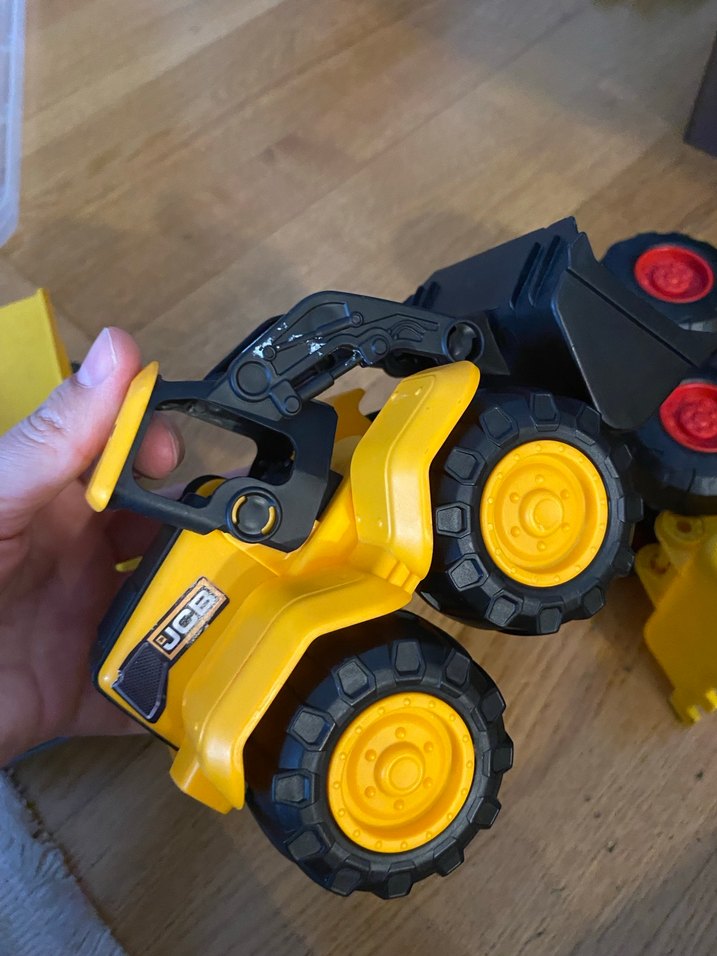 Sarı Renkli Oyuncak İnşaat Araçları Seti - Görsel 4