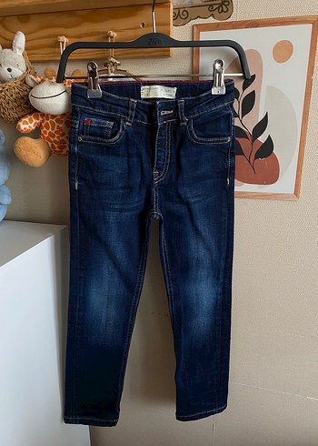 Koton Erkek Çocuk Koyu Mavi Denim Pantolon