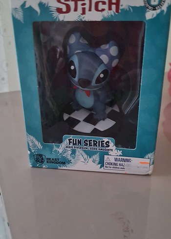 Beden Renk Disney Stitch Peluş Figür - Mavi Gri