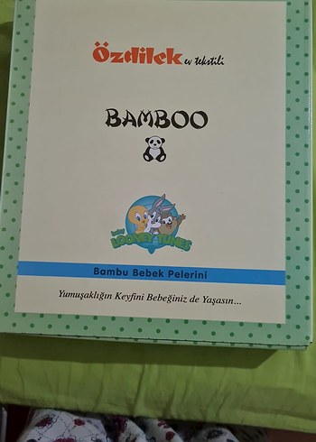 Pembe Baskılı Bebek havlusu - Görsel 3