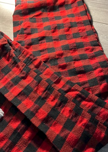 Kırmızı Rahat Unisex Pijama Takımı - Görsel 2