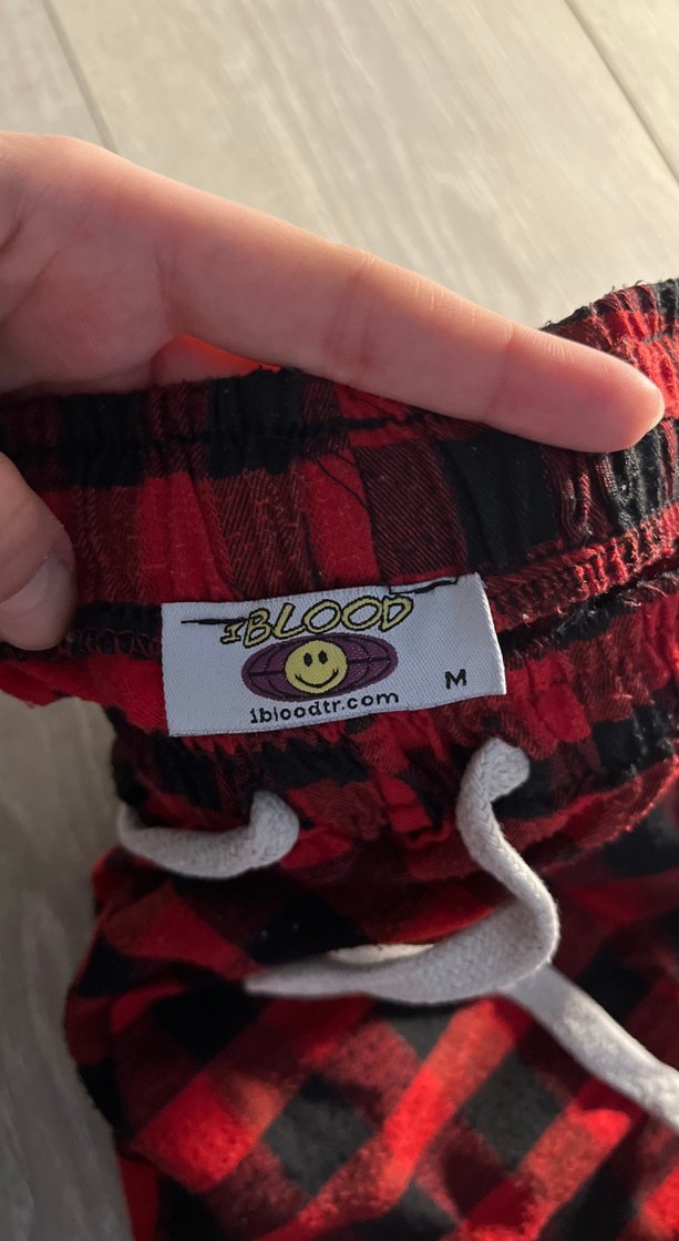 Kırmızı Rahat Unisex Pijama Takımı - Görsel 4