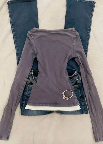 2'si 1 Arada Uzun Kollu Bluz - Görsel 2