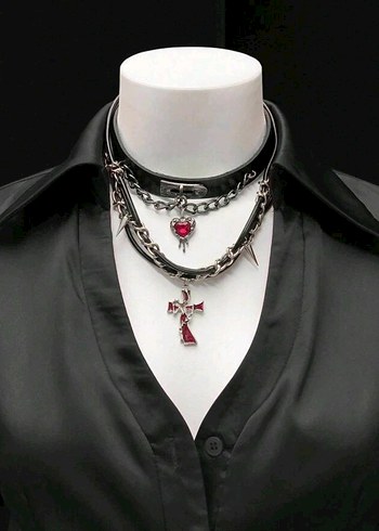 Y2k Siyah Gömlek - Görsel 3