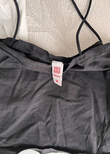 Beyaz ve Siyah İnce Askılı Hamile Üstleri - Görsel 3