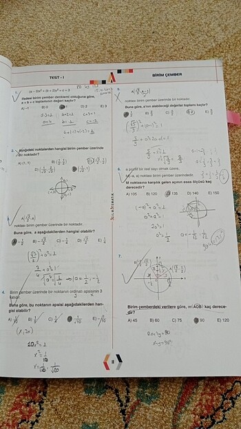 Beden Acil 11. Sınıf matematik test kitabı