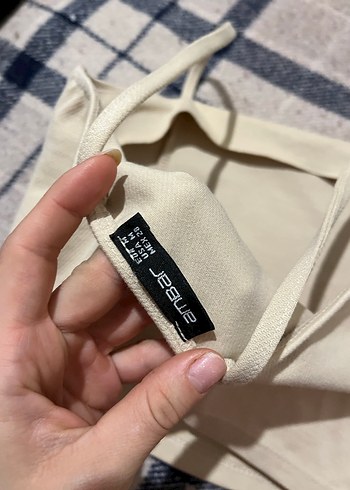 Krem askılı crop - Görsel 3