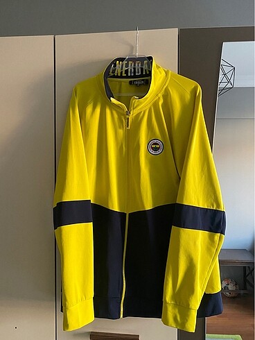 Fenerbahçe puma tribün sweatshirt fermuarlı sarı