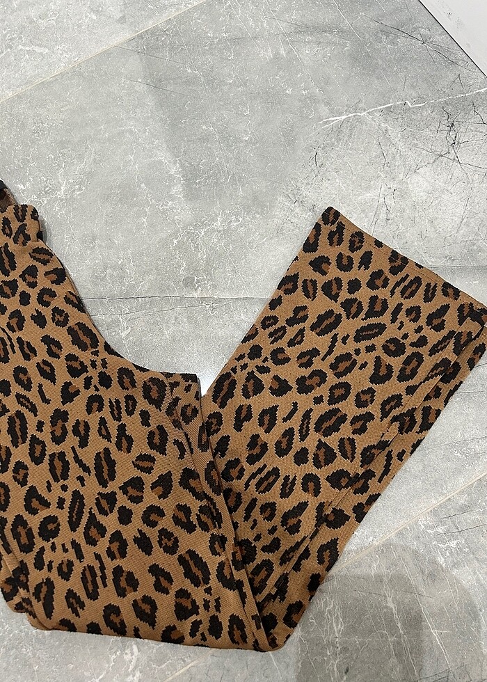 Zara Leopar triko - Görsel 3