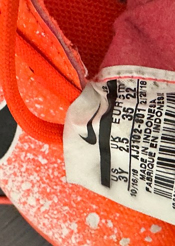 Nike Nike Turuncu Erkek Futbol Ayakkabısı