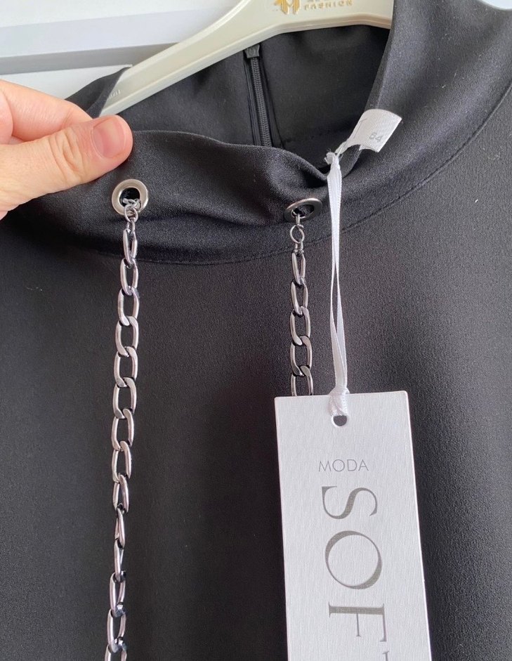 Siyah Uzun Elbise - Görsel 3