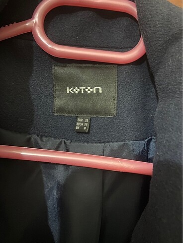 36 Beden Koton kaşe kaban mont