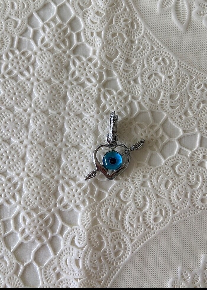 Nazar boncuklu kolye ucu (2 adet) - Görsel 2