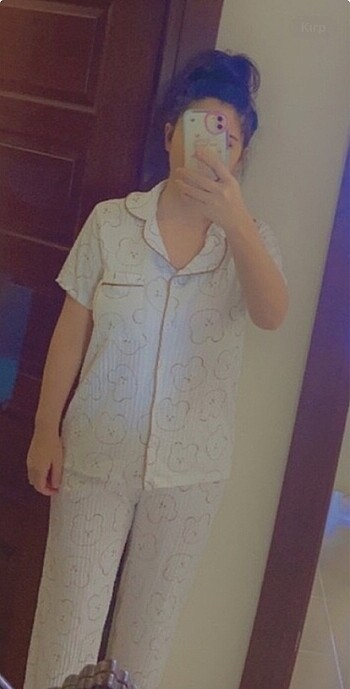 m Beden Ayıcıklı pijama takımı