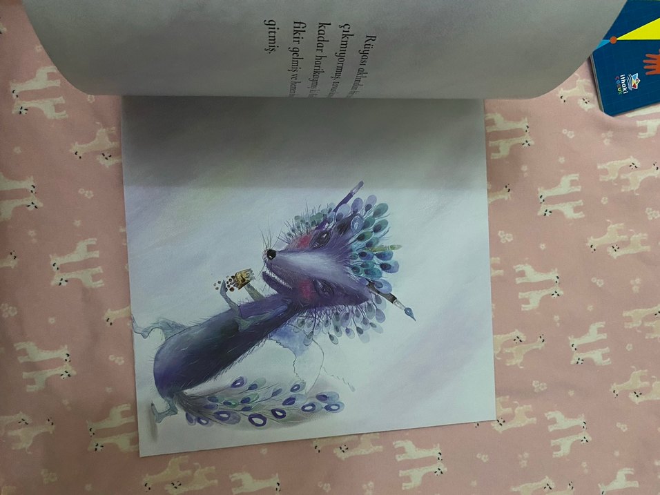 Tavus Kusu Olmak İsteyen Çakal - Sanat Kitabı - Görsel 4