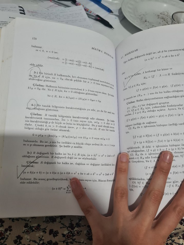 Örneklerle Soyut Cebir Kitabı - Görsel 5