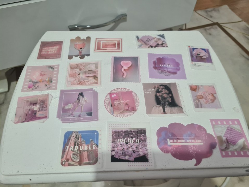 Pastel Pembe sticker - Görsel 2