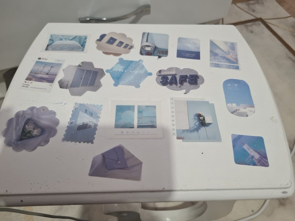 Mavi Temalı Sticker Seti - Görsel 2