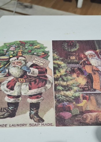 Noel Temalı Kağıt (scrapbook) - Görsel 4