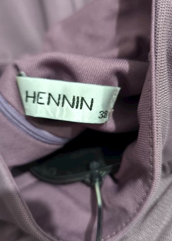 Uzun Katlı Mor Abiye Elbise - Görsel 3