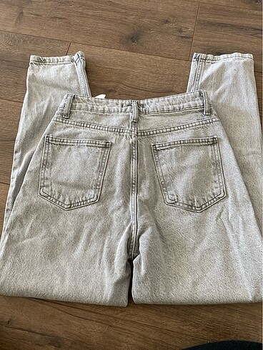 Trendyol & Milla Gri yüksek bel jean