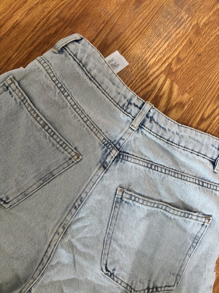 Mavi Mini Denim Şort - Görsel 2