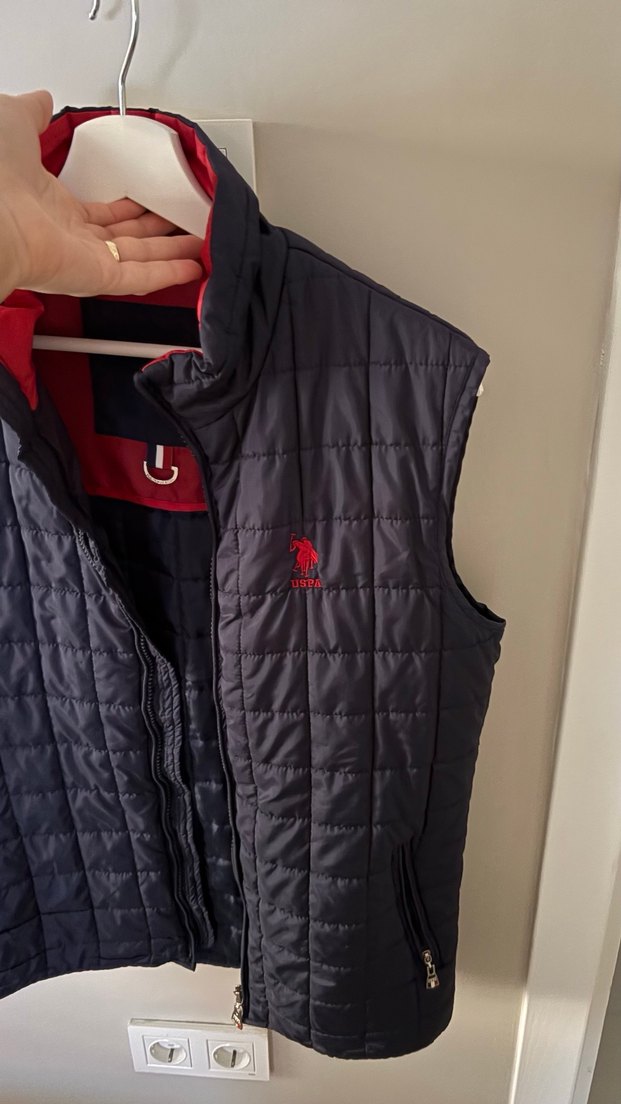 Erkek lacivert Fermuarlı Yelek - Görsel 4