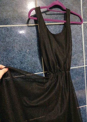 Noa&Noa Siyah Uzun Strappy Parti Elbisesi