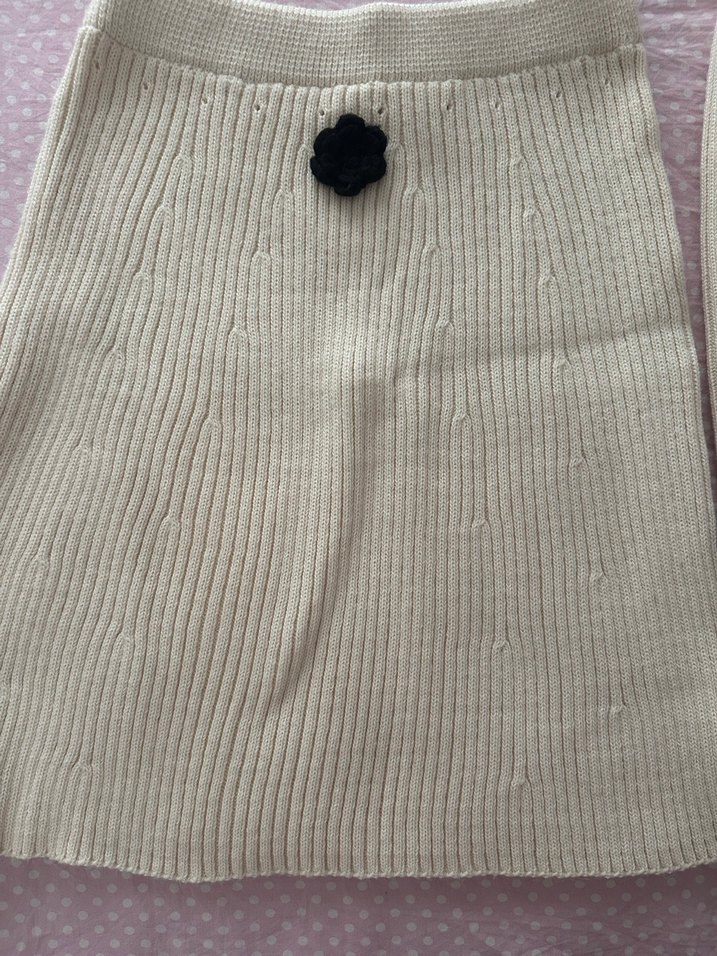 Düğmeli Beyaz Balıkçı Yaka Triko Elbise - Görsel 4